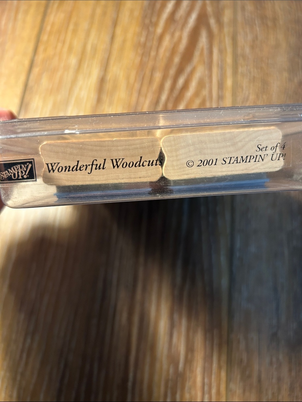 Stampin' Up! Wonderful Woodcuts Rubber Stamp Set - 4 pc - Picture 3 of 3